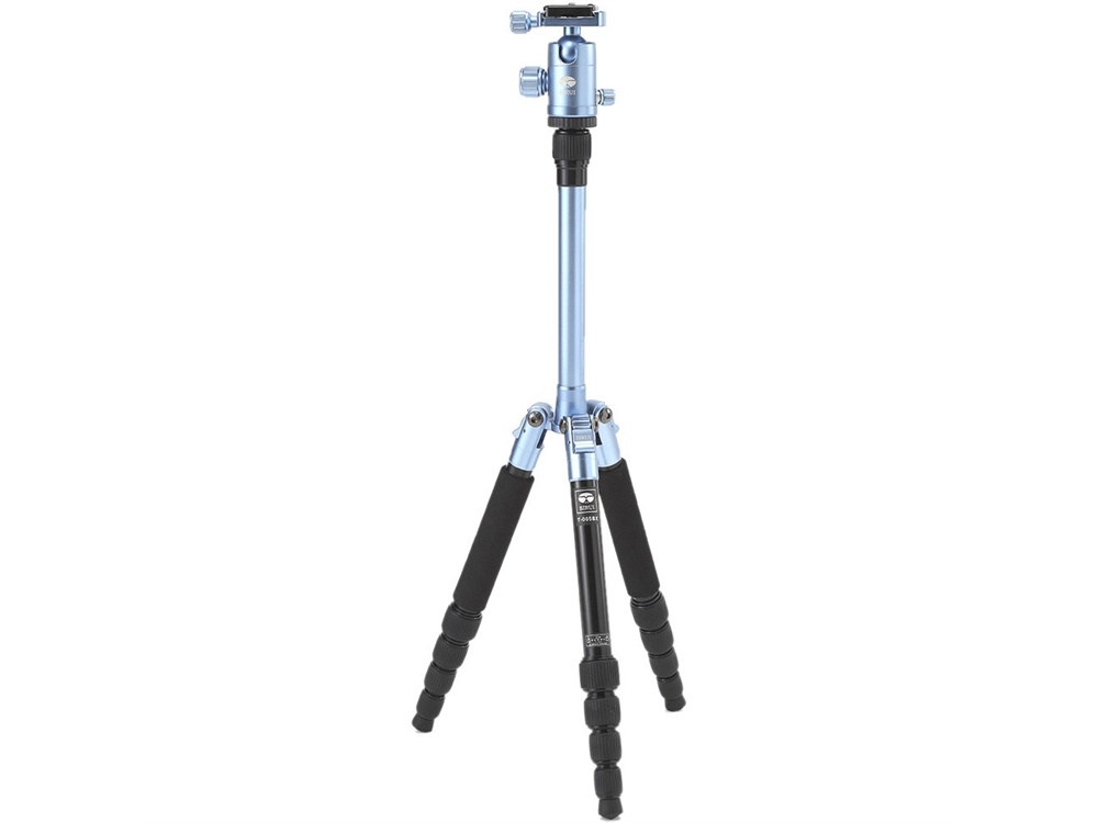 Sirui T-005 Aluminum Tripod with C-10 Ball Head (Blue)