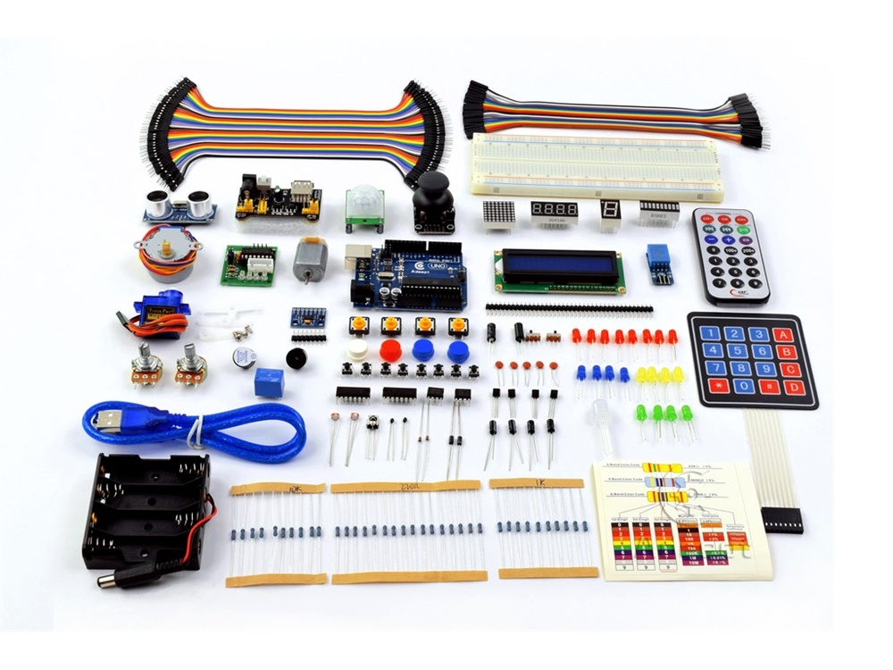 Adeept Ultimate Starter learning Kit for Arduino UNO R3 (LCD1602,  Servo)