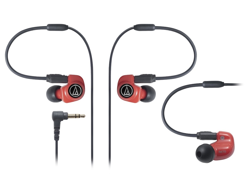 Audio Technica ATH-IM70 Dual symphonic-driver In-ear Monitor headphones