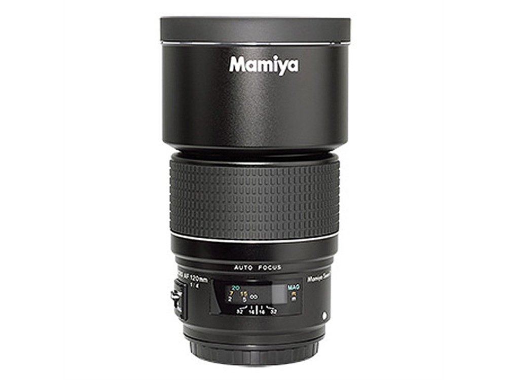 Mamiya 120mm f/4.0 AF Macro SEKOR Lens with Hood