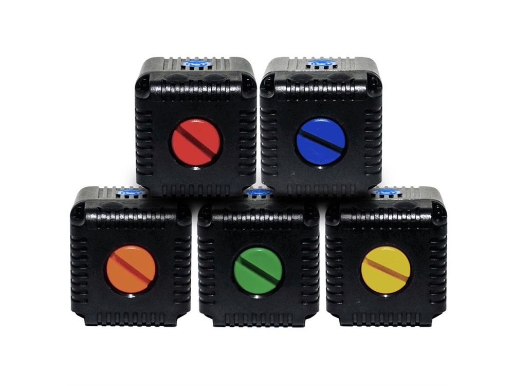 Lume Cube Colored Cap Kit for Lume Cube (Blue, Orange, Red, Green, Yellow)