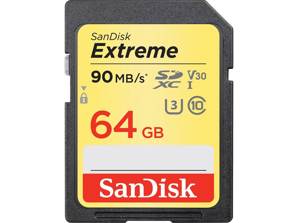 SanDisk 64GB Extreme UHS-I SDXC Memory Card