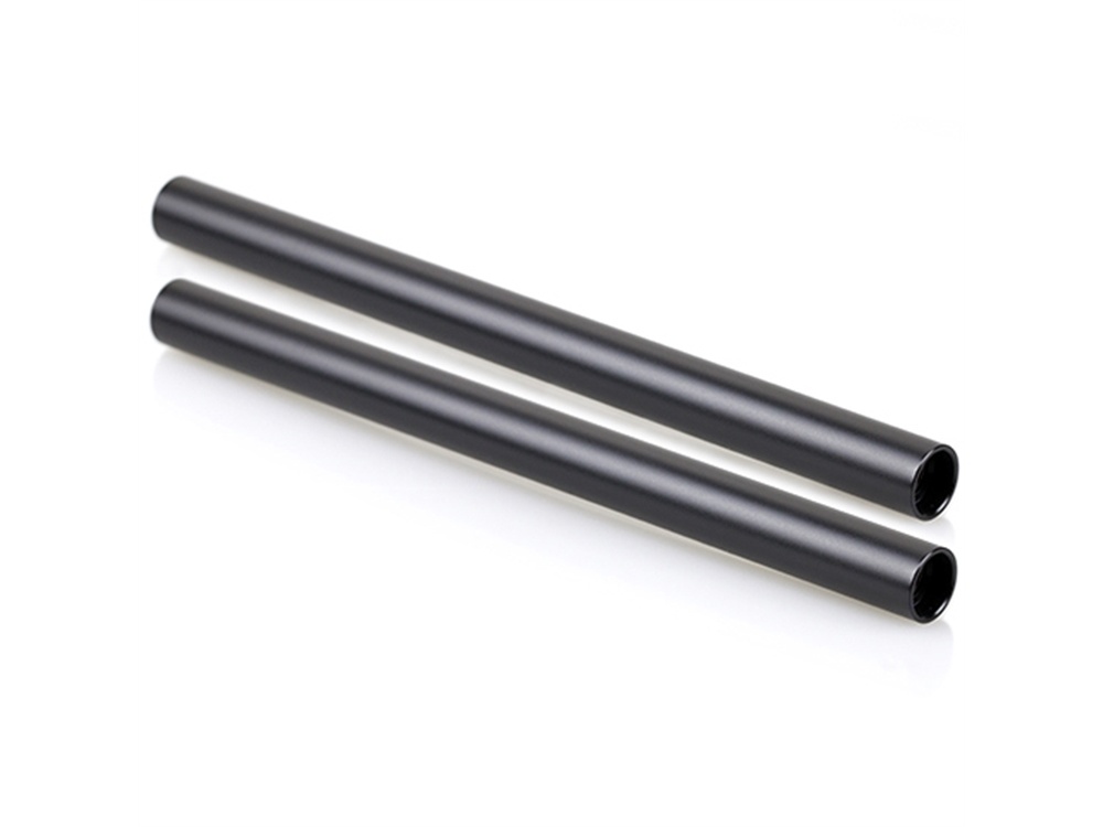 SmallRig 1052 15mm Black Aluminium Alloy Rod 25cm (2 pcs)
