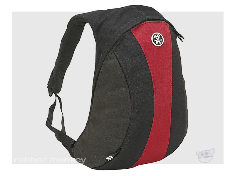 Crumpler Baby Pea - Gun Metal Black and Red