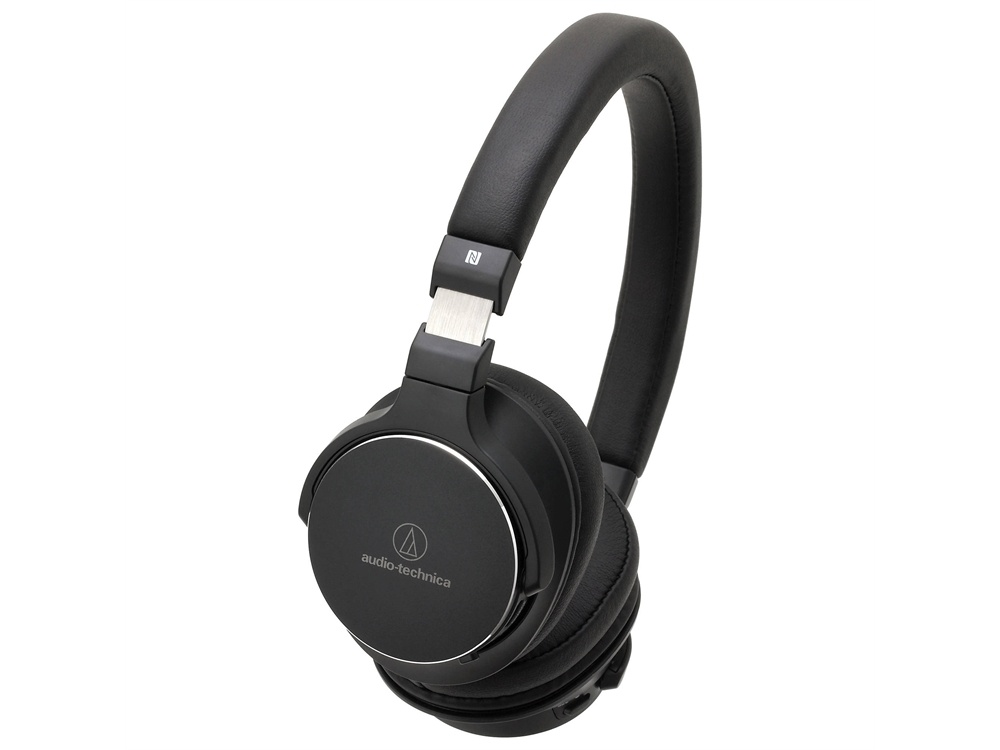 Audio Technica ATH-SR5BT BK Wireless On-Ear High-Resolution Audio Headphones (Black)