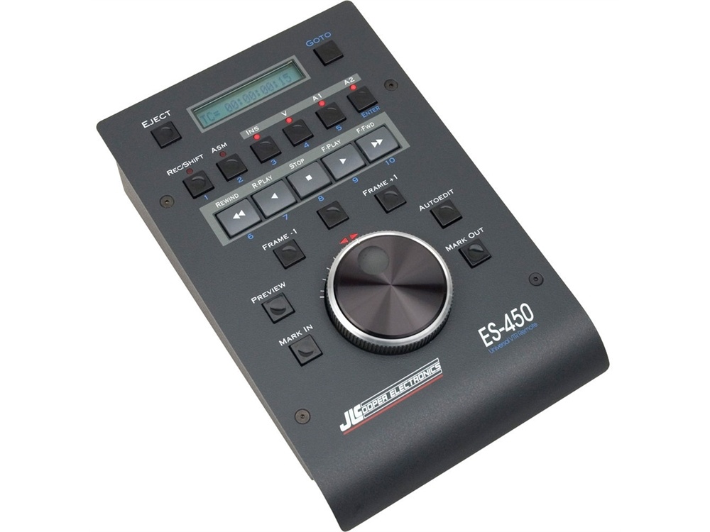 JLCooper ES-450 J4 RS-422 4-Channel Jog/Shuttle Remote