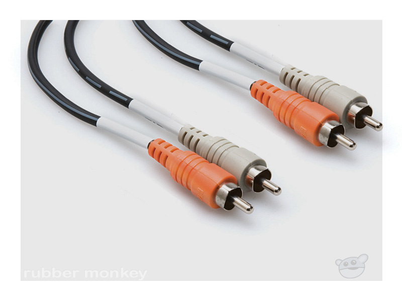 Hosa CRA-201-20 RCA Cable 1m (20pk)