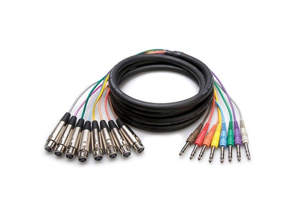 Hosa STX-803F 8-Channel Stereo Snake Cable - 9.9' (3 m)
