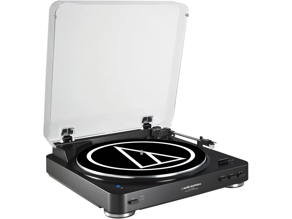 Audio-Technica AT-LP60BK-BT Turntable with Bluetooth (Black)