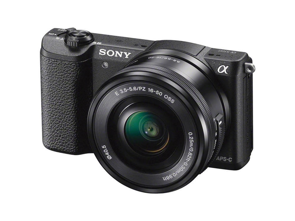 Sony Alpha a5100 Mirrorless Digital Camera with 16-50mm Lens (Black)
