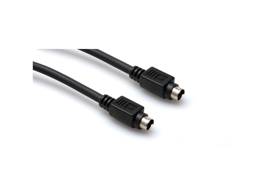 Hosa SVC-1100AU 4-pin Male to 4-pin Male S-Video Gold Cable - 100 ft