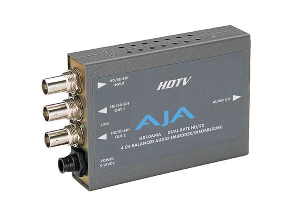 AJA HD10AM 4-Channel  SDI Audio Embedder / Disembedder