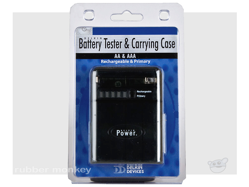 Delkin AA/AAA Battery Tester/Case Combo