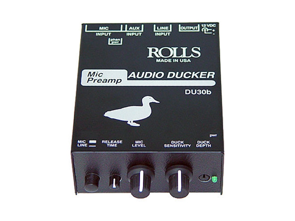 Rolls DU30b Audio Ducker with Microphone Preamp