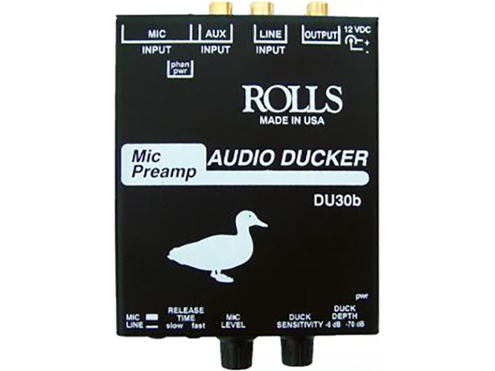 Rolls DU30b Audio Ducker with Microphone Preamp | NZ