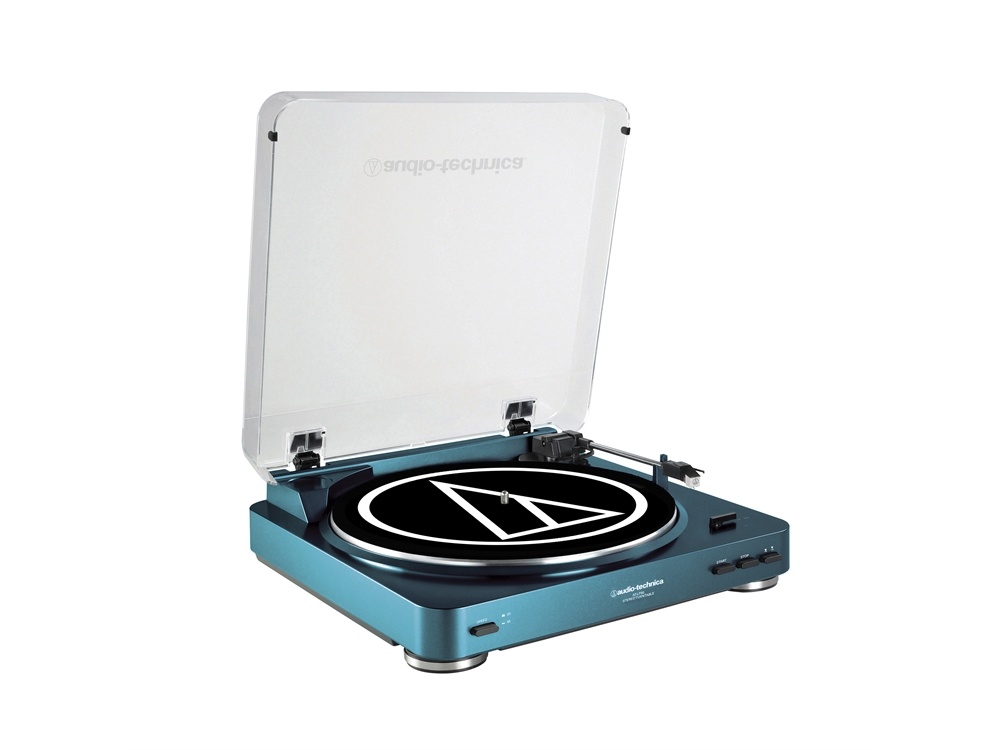 Audio Technica AT-LP60 Belt-Drive Turntable (Blue)