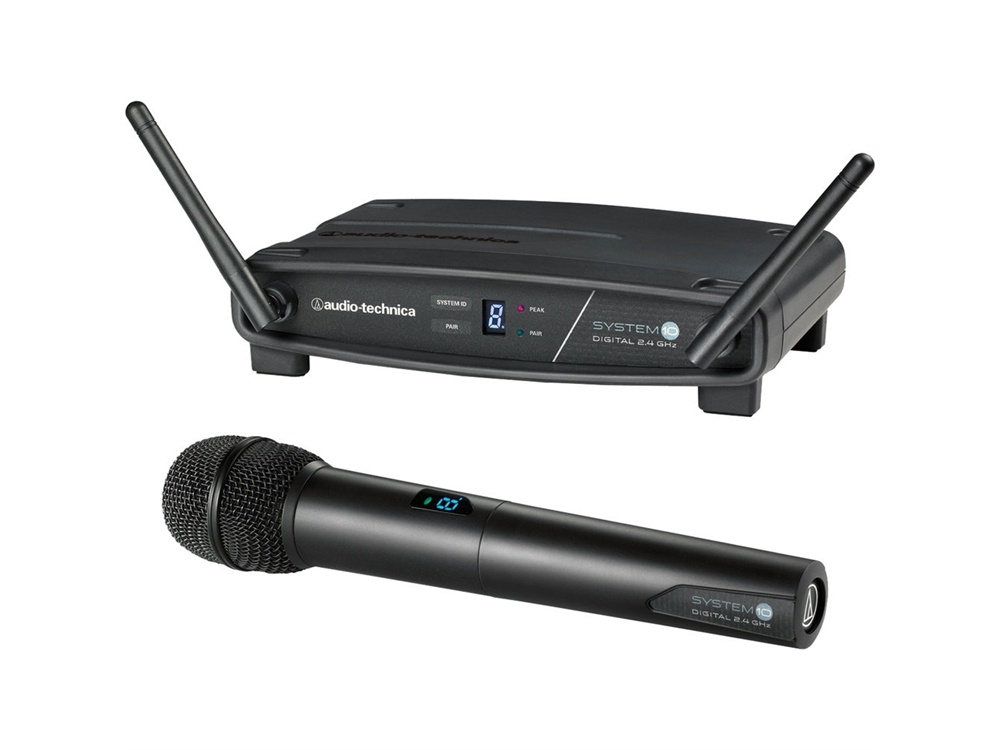 Audio Technica ATW1102 System 10 Digital Wireless Handheld Microphone Set