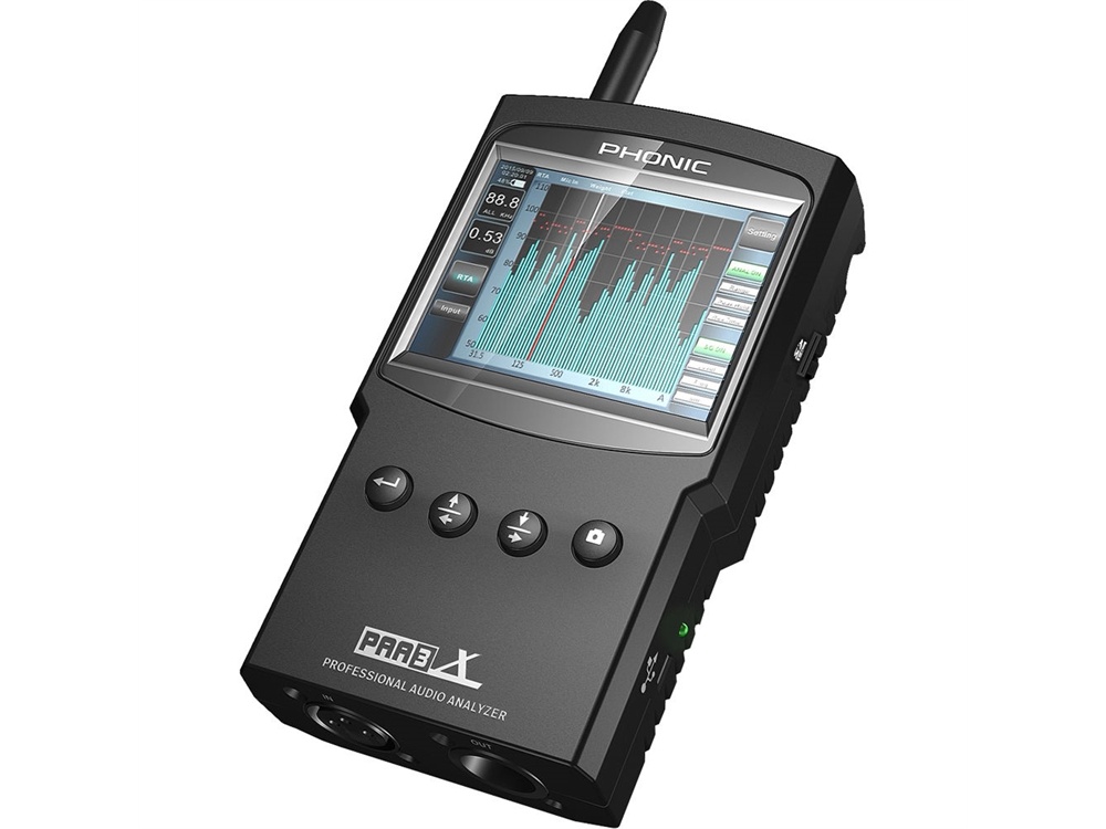 Phonic PAA3X Handheld Professional Audio Analyzer with USB