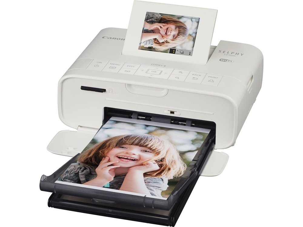 Canon CP1200 SELPHY Wireless Compact Photo Printer (White)