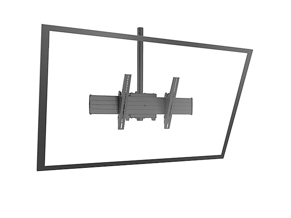 Chief FUSION XCM1U Single Pole Flat Panel Ceiling Mount for 60 to 90" Displays (Black)