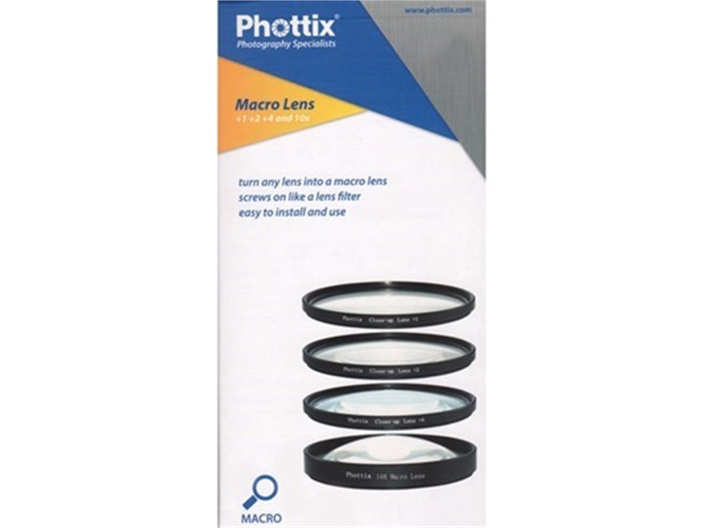 Phottix 67mm Close-up Lens +1,+2,+4,10x