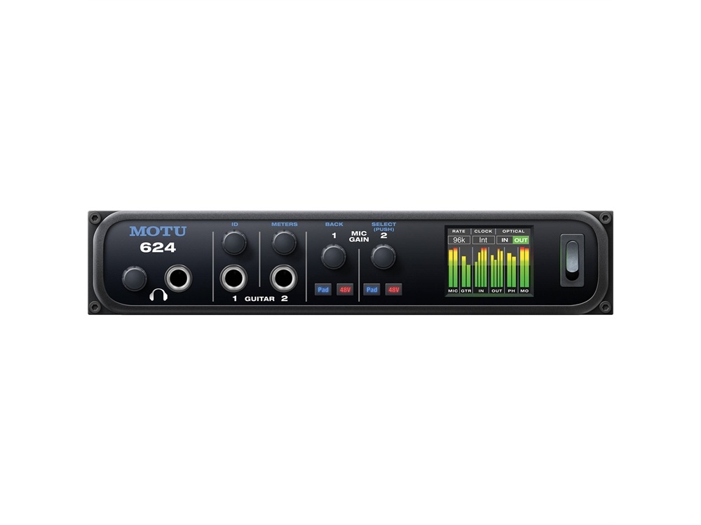 MOTU 624 - Thunderbolt and USB Audio Interface with AVB Networking and DSP (16 x 16, 2 Mic)