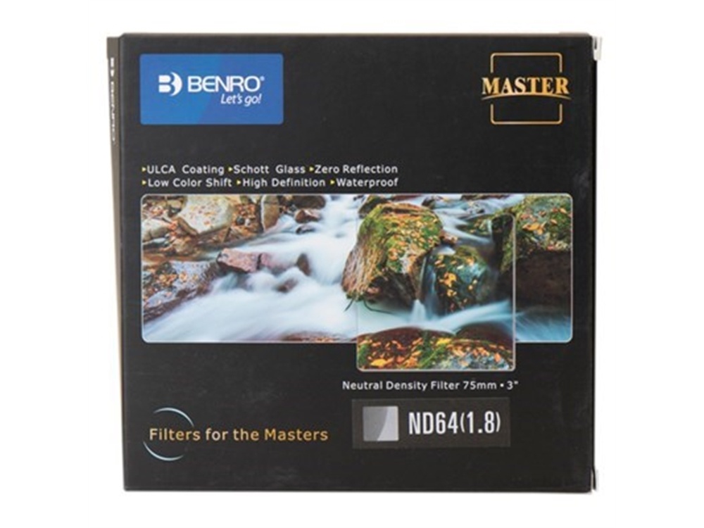 Benro FH75 ND64 WMC 75x75mm Master Series Filter (6 Stops)