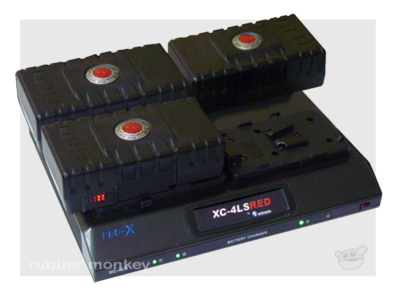 Zacuto Quad Fast Charger for Red Bricks