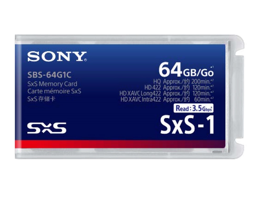Sony 64GB SxS-1 C Series Memory Card (2-Pack)