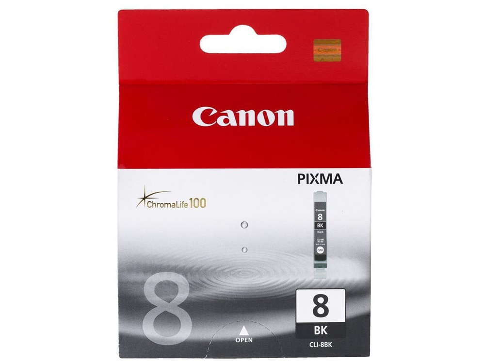 Canon CLI-8 ChromaLife100 Black Ink Cartridge