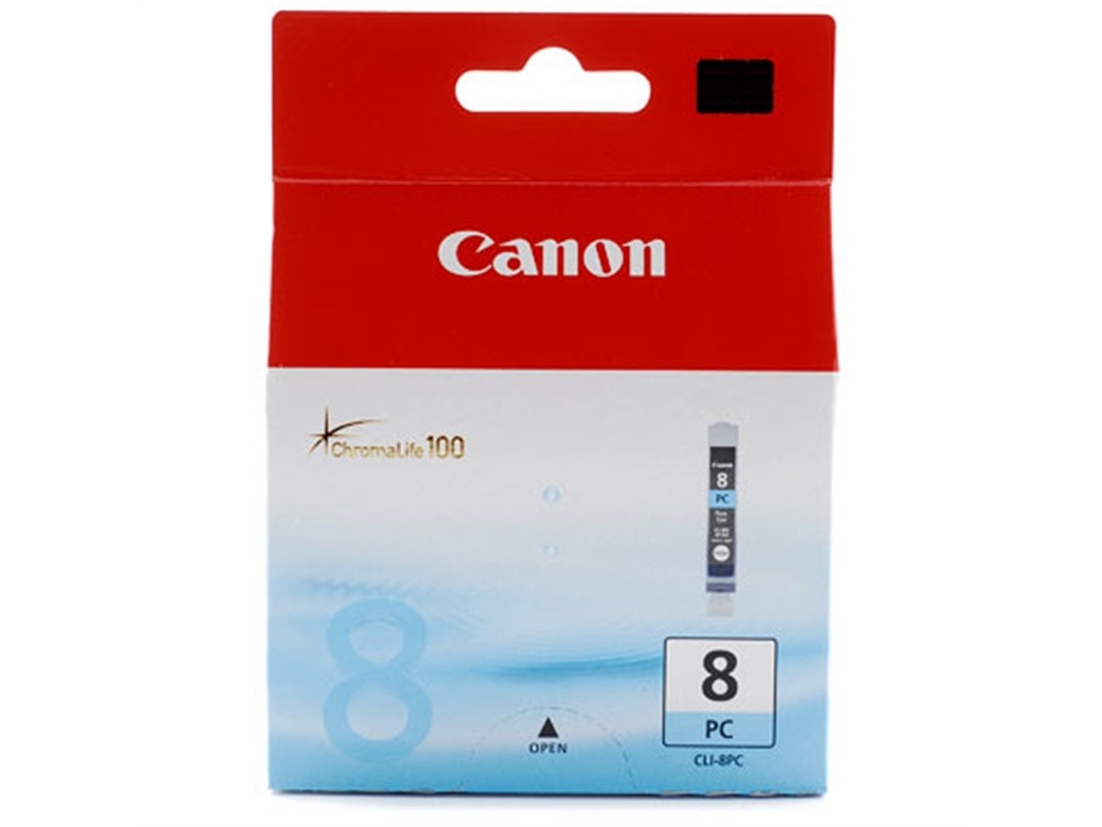 Canon CLI-8 ChromaLife100 Photo Cyan Ink Cartridge