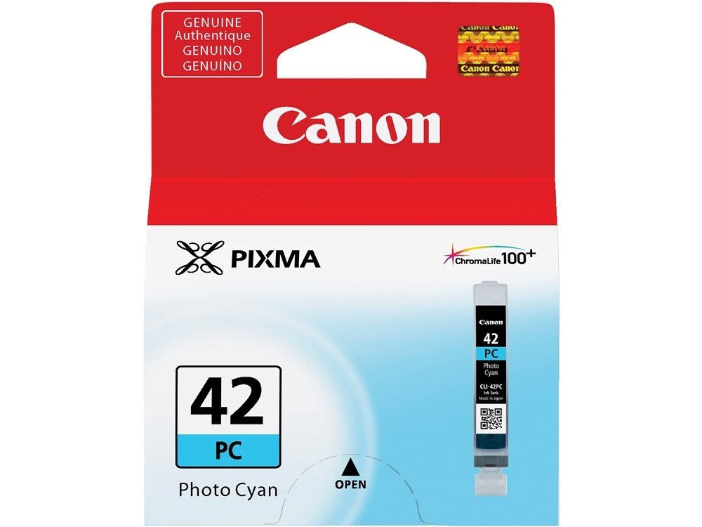 Canon CLI-42 ChromaLife100 Photo Cyan Ink Cartridge