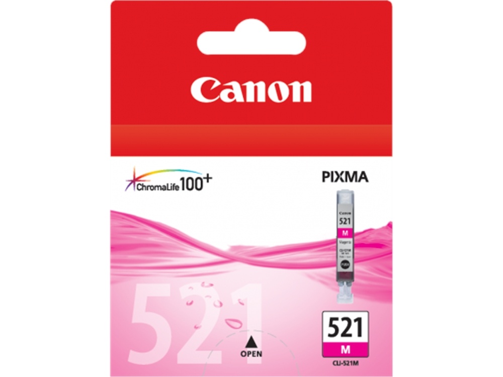 Canon CLI-521 M ChromaLife100 Magenta Ink Cartridge