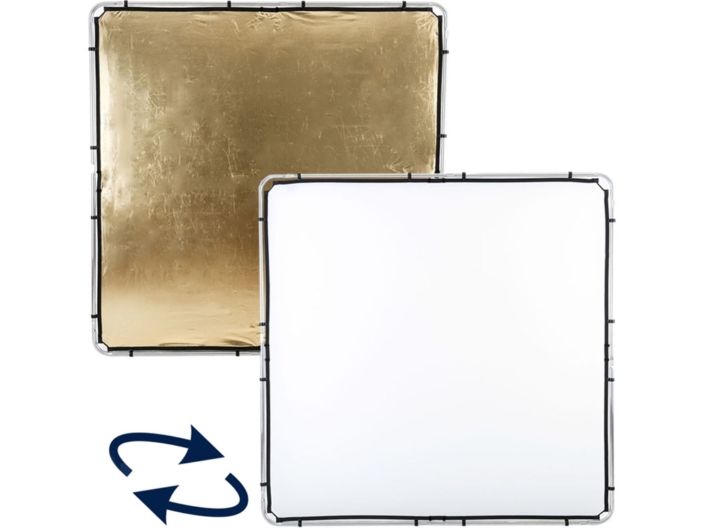 Lastolite Skylite Rapid Gold/Silver Fabric Reflector (2.0 x 2.0m)