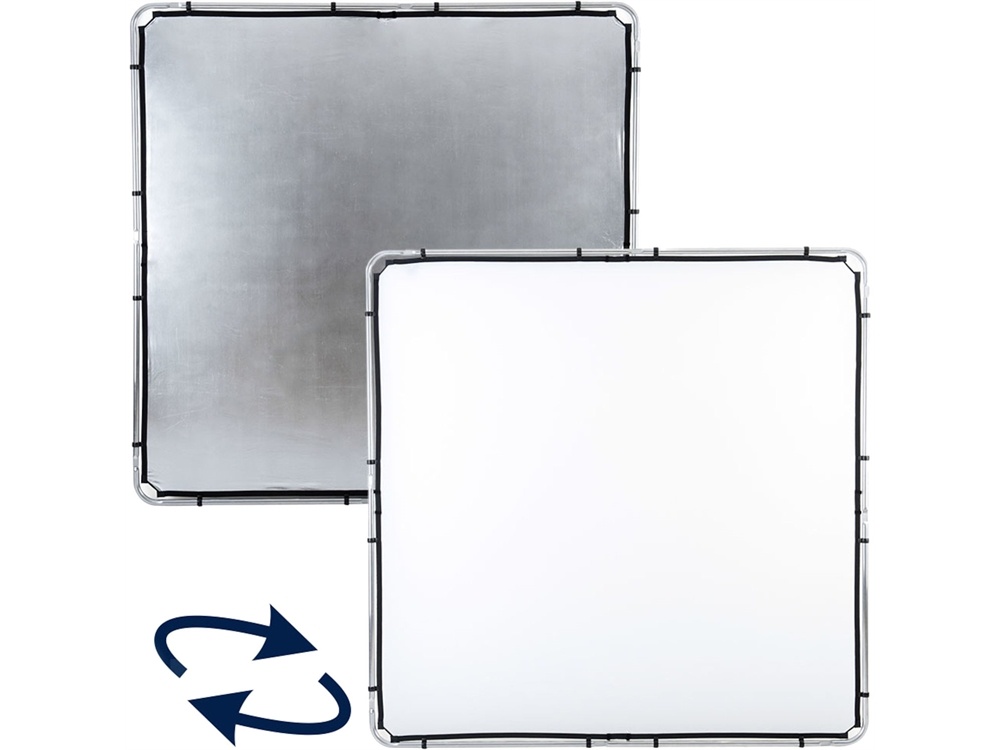 Lastolite Skylite Rapid Silver/White Fabric Reflector (2.0 x 2.0m)