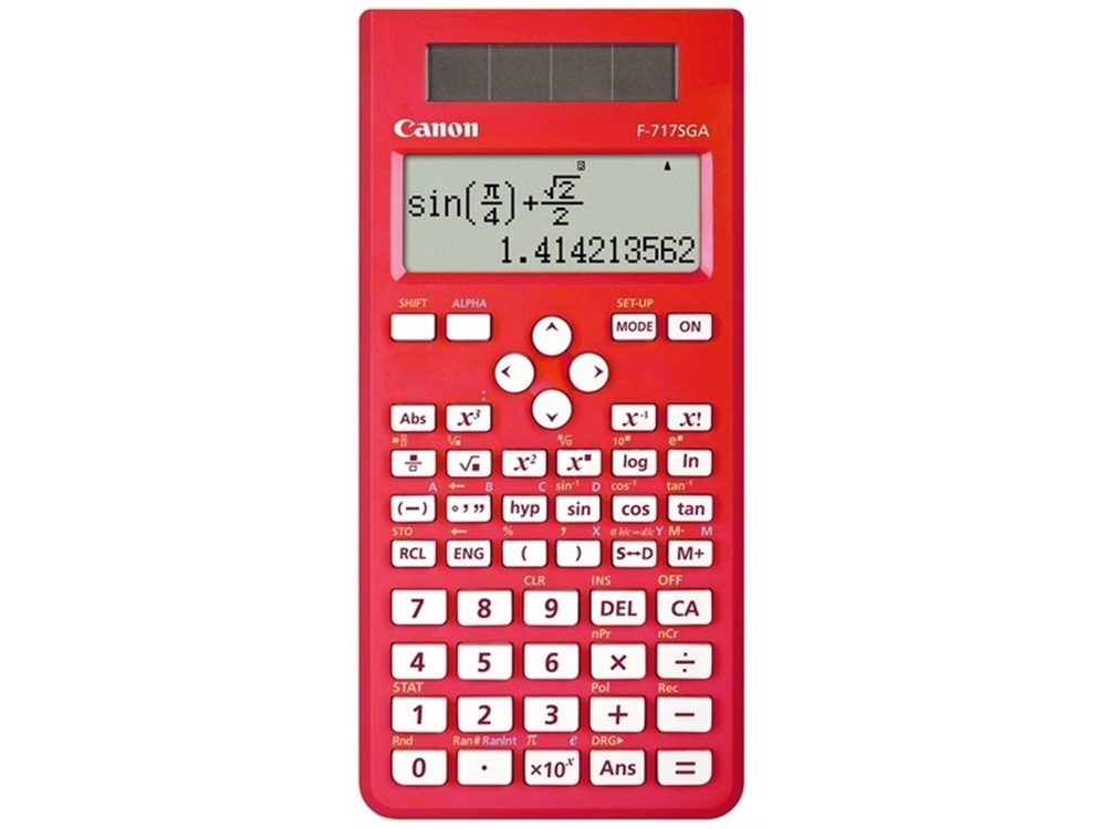 Canon F717SGA Scientific Calculator 242 Function (Red)
