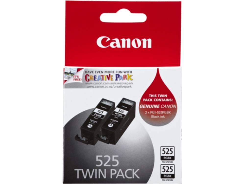 Canon PGI-525 Black Twin Pack Ink Cartridges