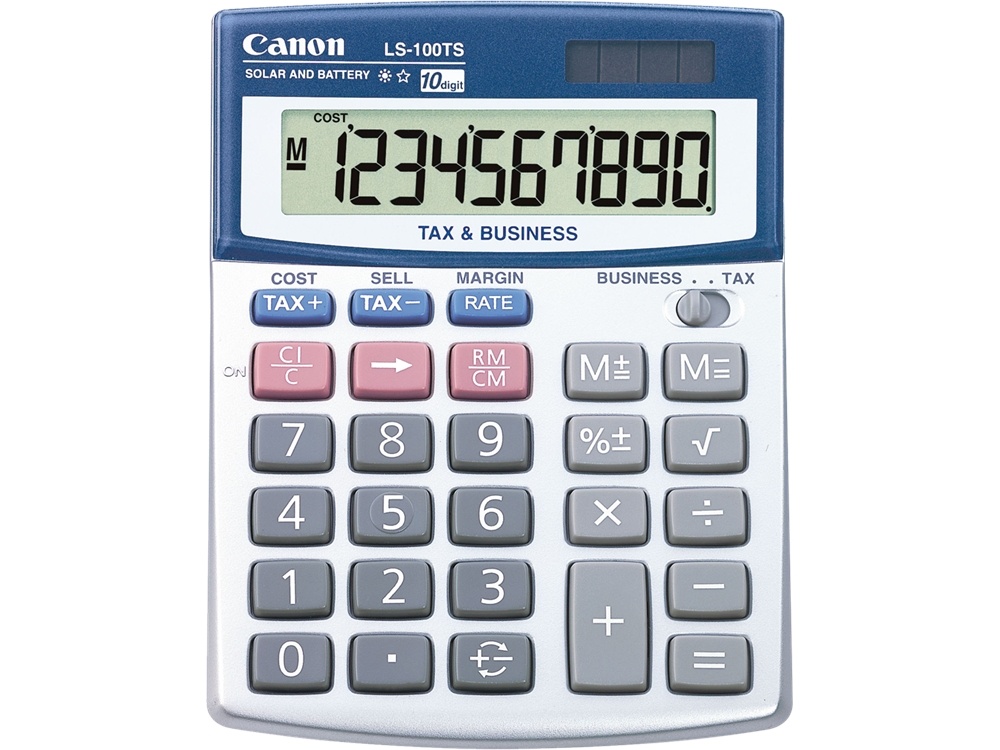 Canon LS100TS 10 Tilt Screen Mini Desktop Calculator