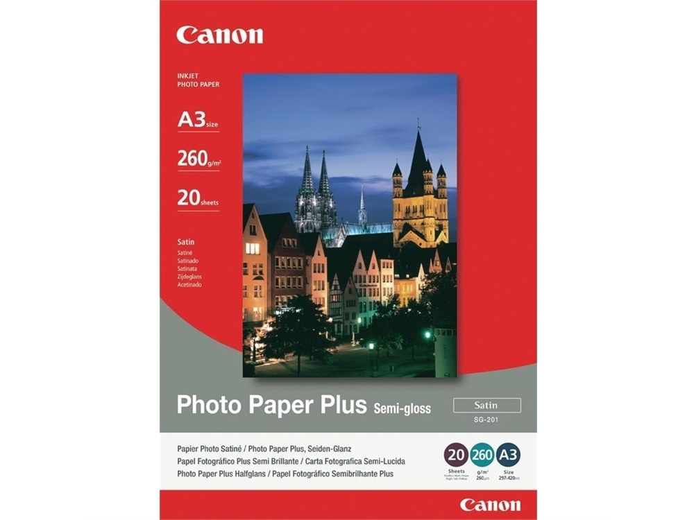 Canon SG-201 A3 Semigloss Photo Paper (20 Sheets)