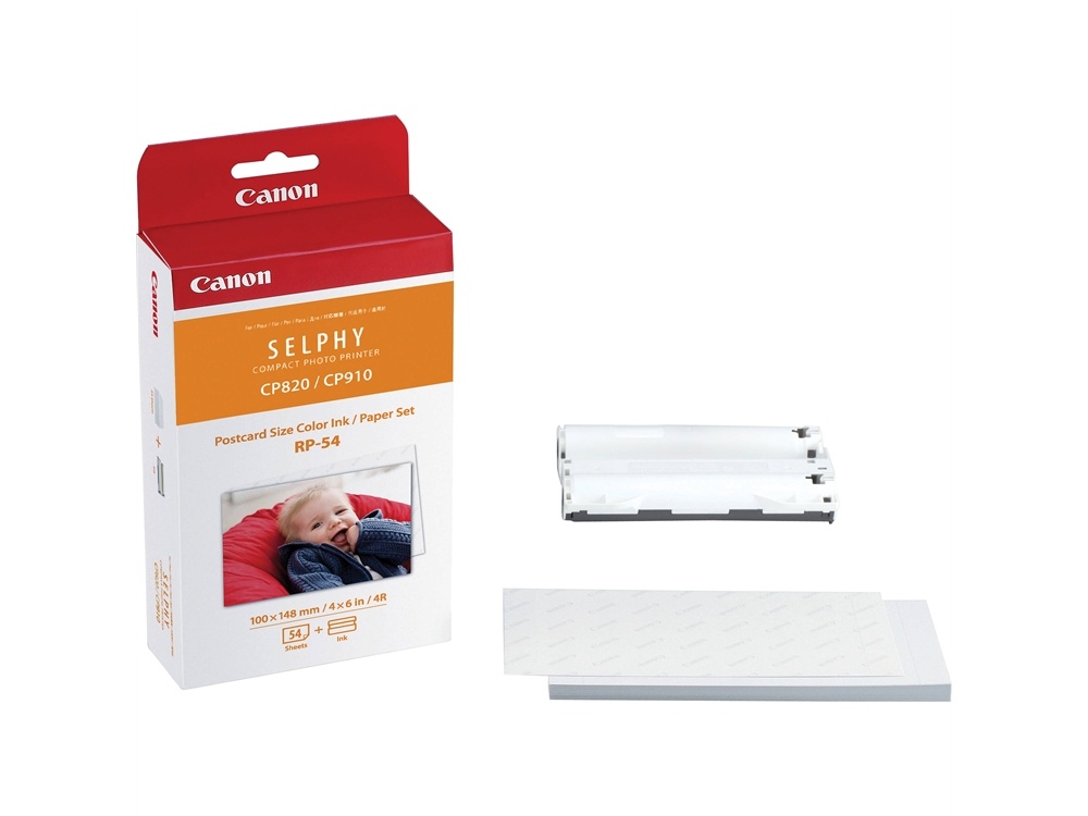 Canon RP-54 High-Capacity Colour Ink/Paper Set for SELPHY Compact Printers