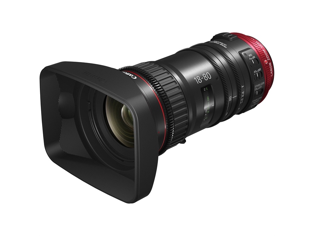 Canon CN-E 18-80mm T4.4 COMPACT-SERVO Cinema Zoom Lens (EF Mount)