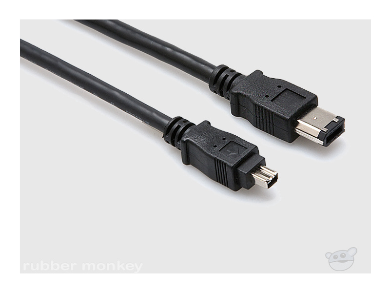 Hosa FIW-46-103 FireWire 400 Cable 3ft