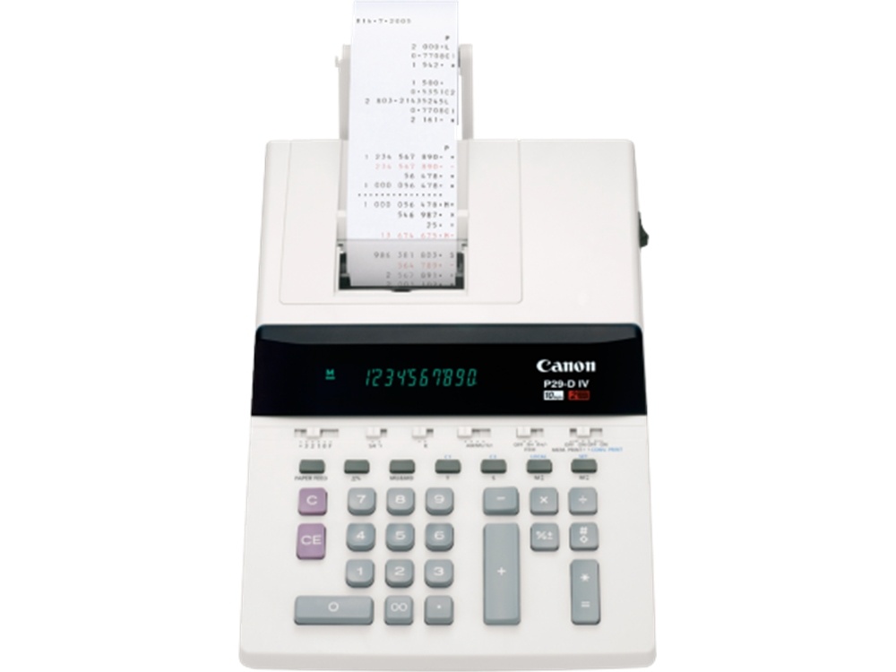Canon P29DIV 10 Digit Printout Calculator