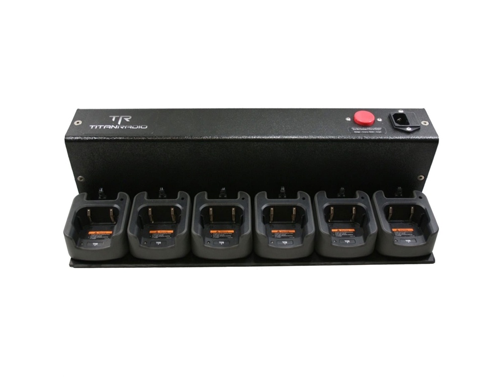 Titan Radio TR6MUC Six Unit Rapid Rate Charger for TR200