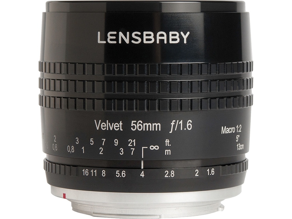 Lensbaby Velvet 56mm f/1.6 Lens for Sony A (Black)
