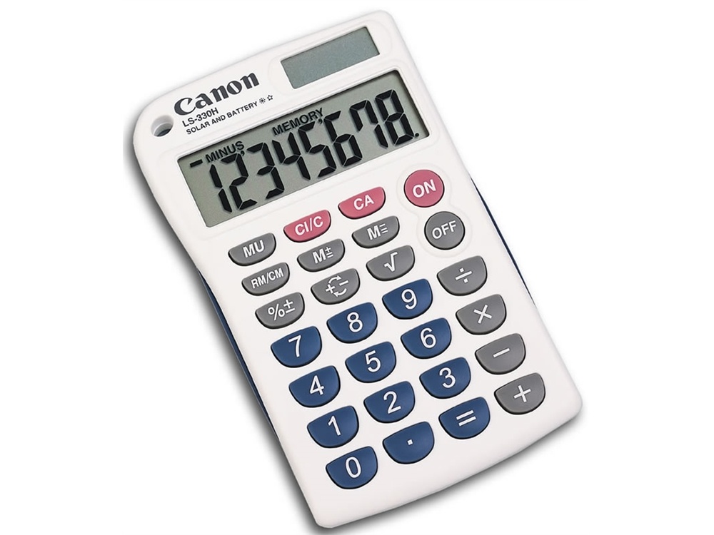 Canon LS330H 10 Digit Extra Large LCD Pocket Calculator