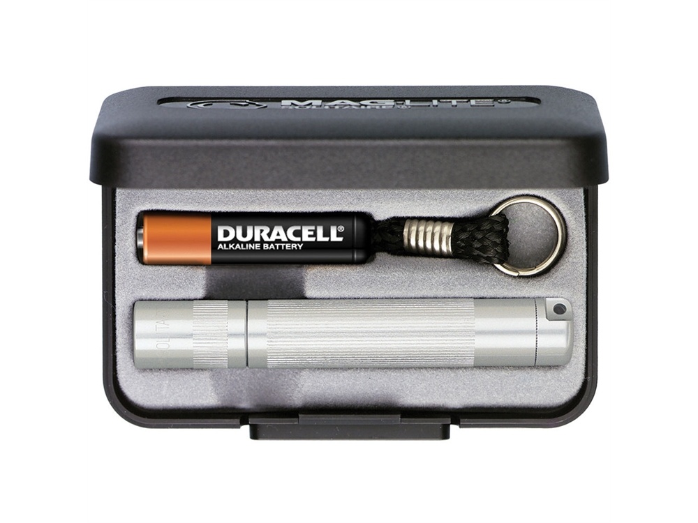 Maglite Solitaire 1-Cell AAA Flashlight with Presentation Box (Silver)
