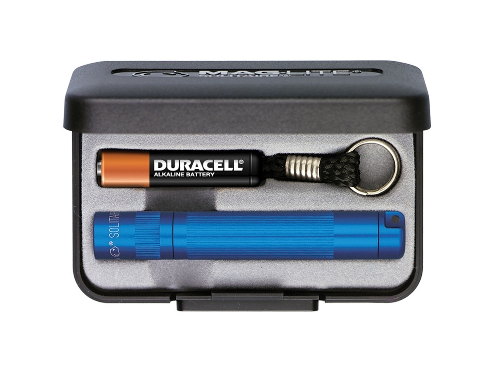 Maglite Solitaire 1-Cell AAA Flashlight with Presentation Box (Blue)