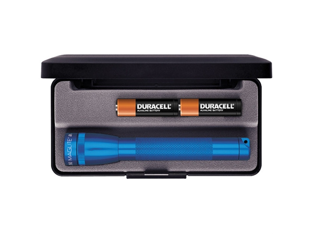 Maglite Mini Maglite 2-Cell AA Flashlight with Presentation Box (Blue)