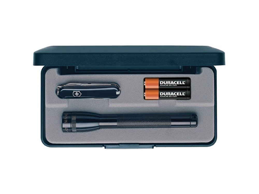 Maglite Mini Maglite 2-Cell AAA Flashlight and Classic Swiss Army Knife Combo
